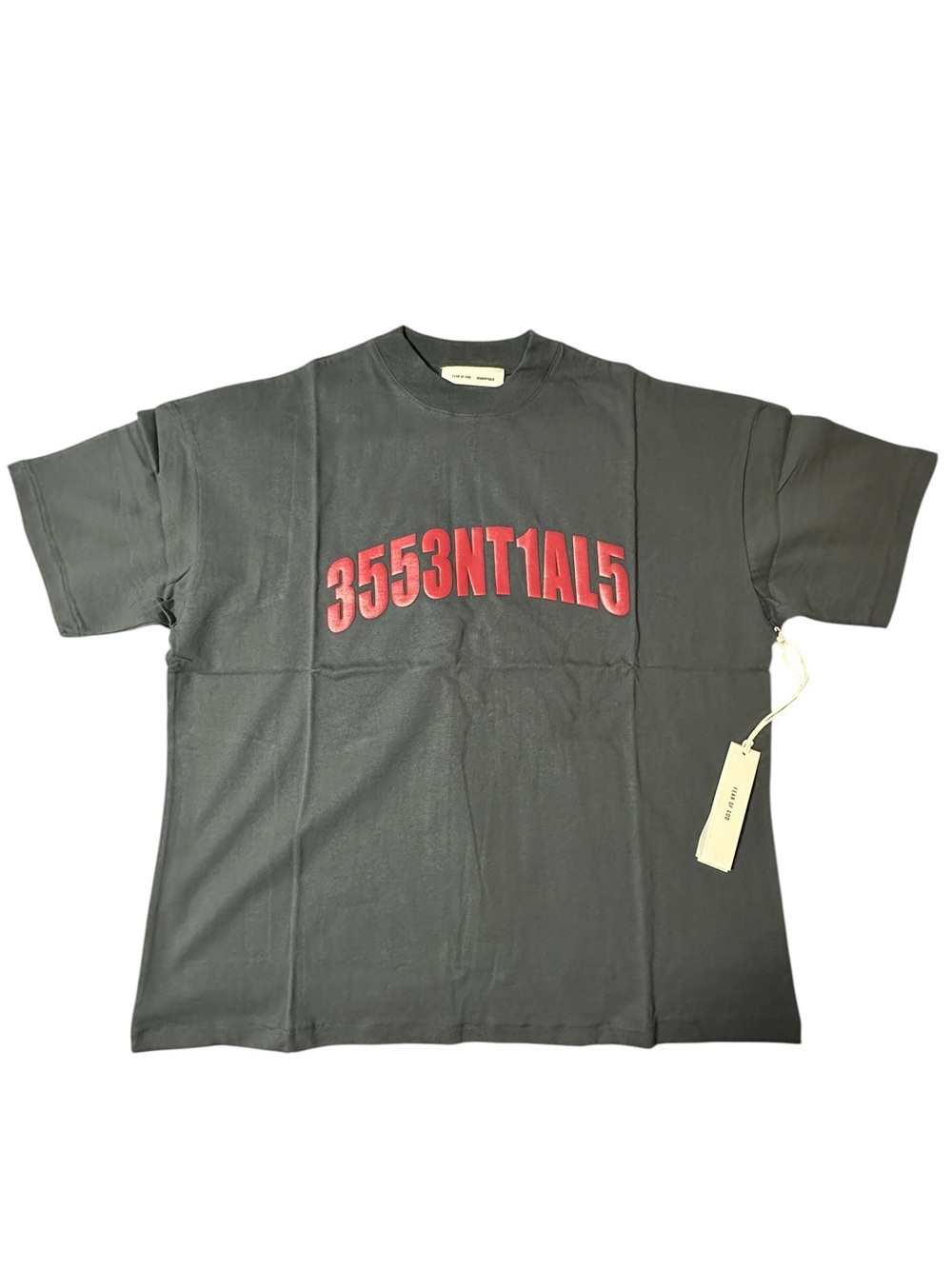 Fear of God Essentials Chicago 90s Tee Iron Grey Size Medium Brand New